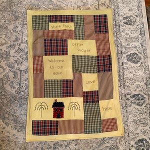 Primitive decorative blanket
